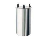 Dish Dispenser, Tubular Drop-In Style, Maximum Dish Size 6-1/2 Diameter