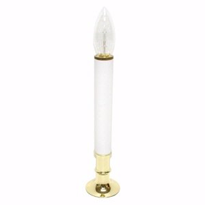 General 60991 CANDLE BRASS BTRY Battery Operated Candle Light by Gerson