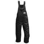 Men's Black Motorcycle Snow Ski Bib Overalls