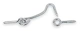 Battalion 1XMV3 Hook and Eye, Steel, L 1 1/2 In, PK 20