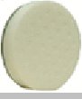 CCS 6.5 inch White Polishing Pad