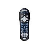 RCA RCR311BN 3 Device Partially Backlit Keypad Remote (Black)