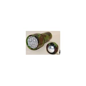 21 LED Metal Flashlight Camouflage Waterproof Light NEW