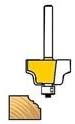 Workshop Tools 1" Classical Bold Cove &amp; Bead Router Bit, 1/4" Shank - 80003