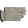 Premium Grain Leather Gloves - 4070M Med Lthr Bkl/Strap Glove