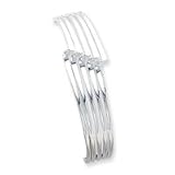 Sterling Silver 20mm Cuff Bangle Bracelet QB335