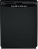GE 24" PDWF600RBB Black Built-In Dishwasher
