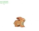 Holztiger Hare Wooden Figure (Small)IMAGE