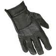 Mens Motorcycle Leather Gloves with Strap & Unlined GL315 Men's Motorcycle Leather Gloves with Strap & Unlined GL315