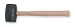 Westward 5MX42 Mallet, Rubber, 22 Oz, Wood