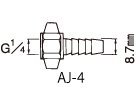 エアー用継ぎ手 AJ-4