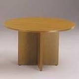 Conference Table Top , 3-1/2' Diameter Round, Bourbon Cherry BSXRB42TH