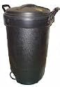 Rubbermaid 32-Gallon Wheeled Garbage Can, Black