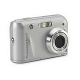 HP PhotoSmart M447 - Digital camera - compact - 5.0 Mpix - optical zoom: 3 x - supported memory: SD