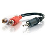 New - 3.5Mm Stereo Male To 2 Rca Female Y Cbl - 40422