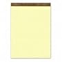 Ampad 20-022 Gold Fibre 16# Watermarked Canary Narrow Rule 50-Sheet Pads, 8-1/2x11-3/4, Doz.