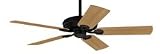Hunter Ceiling Fans 28544 Seascape Fan - Textured Black WET Outdoor Indoor Fan 52 w 25673 Blades