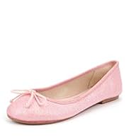 Bow Glitter Ballet Pumps