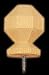 Octagonal 3-1/2"x4" Pine Treated Post Top [CAPITOL CITY LUMBER]