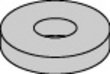 S A E Flat Washer Zinc #4 (Pack of 80,000)