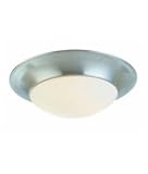 Sonneman 3753.13 Trumpet 3 Light Flush Mount in Satin Nickel