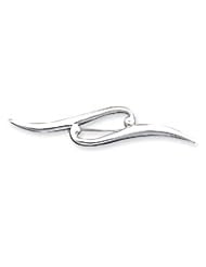 Sterling Silver Double Scroll Pin