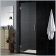 DreamLine Unidoor Chrome Opening Frameless Shower Door With 24 Inch Panel