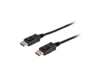 ASSMANN Anschlusskabel Displayport 1m AWG30 2xgeschirmt 20-pin schwarz