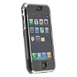 MyNetDeals- Crystal Smoke Protective Snap-On Cover Case with Removable Belt Clip for Apple iPhone