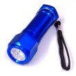 Sona FL309BL 8 LED Blue Metal Body Flashlight