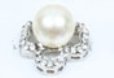 Improving Lifestyles Pearl and Rhinestone Ring Adjustable Cream