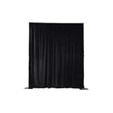 Pipe & Drapery Background System 4FTX13FT Black Drapery