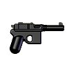 C96 'Broomhandle' Mauser Pistol - LEGO Compatible Brickarms Weapon C96 'Broomhandle' Mauser Pistol - LEGO Compatible Brickarms Weapon