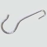 Hanging 5 Rod Hooks - Chrome-Plated Steel (6-Pack)