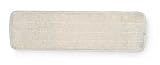 Tough Guy 1TTY2 Flat Dust Mop Pad, Microfiber, White