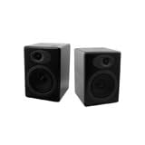 Audioengine 5 - PC multimedia speakers for iPod - 45 Watt (total) - 2-way - black