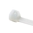 Nylon 6/6 Self Locking Cable Ties 4" L, 3/4" Max Bundle OD, 18lbs Tensile Str, MIL-S-23190E, Type I, Class I, Natural (Pack of 100)