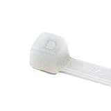 Nylon 6/6 Self Locking Cable Ties 6 L, 1 1/4 Max Bundle OD, 30lbs Tensile Str, MIL-S-23190E, Type I, Class I, Natural