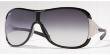 RAY BAN RB 4091 601/8G BLACK PLASTIC SUNGLASSES
