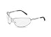 Harley-Davidson HD501 Safety Glasses with Silver Matte Frame and Clear Tint Hardcoat Lens