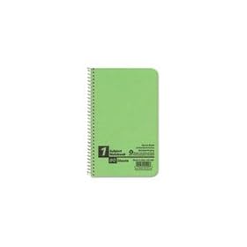 Ampad 25400 - Single-Subject Notebook, Narrow Rule, 8 x 5, White Paper, 80 Sheets/Pad-AMP25400