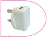 U-Bop // iPod UK 3 Pin USB Mains Charger (White) - iPod All Generations - Apple iPod Classic 80GB (UK)