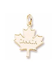 Maple Leaf, Canada Charm