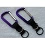 (2) Water Bottle Holders W/ Purple Aluminum Carabiner Attachments
