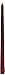 Zest Candle 12-Piece Taper Candles, 12-Inch, Burgundy