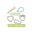 11vIyyx8cwL. SL160  NEW Pk of 24 GLOW IN THE DARK Rubber Bands CRAZY BASEBALL (OR SOFTBALL)