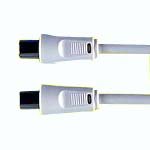 Electronics : 10M Coaxial TV AV Aerial Cable Male to Female White