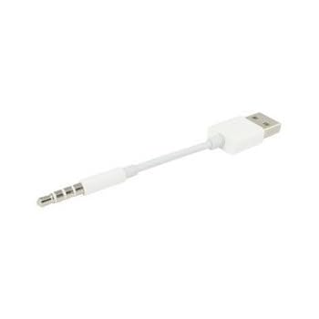 nouvelles données USB câble du chargeur de synchronisation pour iPod 3G 4G Shuffle blanc [électronique]