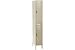 Penco Locker Double Tier 12x12x36 2 Doors Assembled Champagne