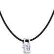 Review   / Sterling Silver 925 Clear CRYSTAL ENCASED 3-D Necklace